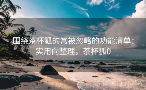 围绕茶杯狐的常被忽略的功能清单：实用向整理，茶杯狐0