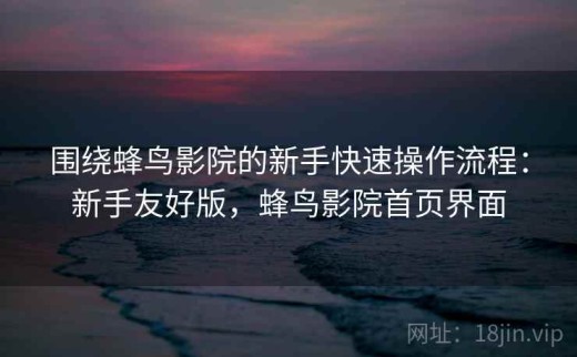 围绕蜂鸟影院的新手快速操作流程：新手友好版，蜂鸟影院首页界面