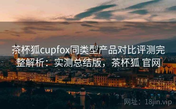 茶杯狐cupfox同类型产品对比评测完整解析：实测总结版，茶杯狐 官网
