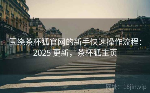 围绕茶杯狐官网的新手快速操作流程：2025 更新，茶杯狐主页
